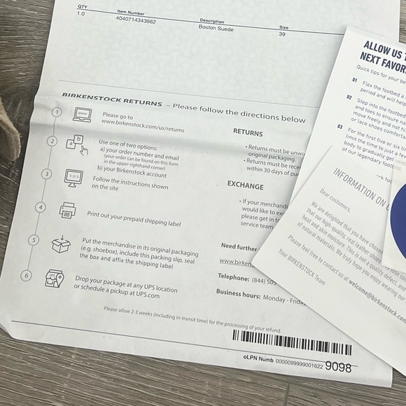 NEW! BIRKENSTOCK BOSTON TAUPE - Picture 6 of 8